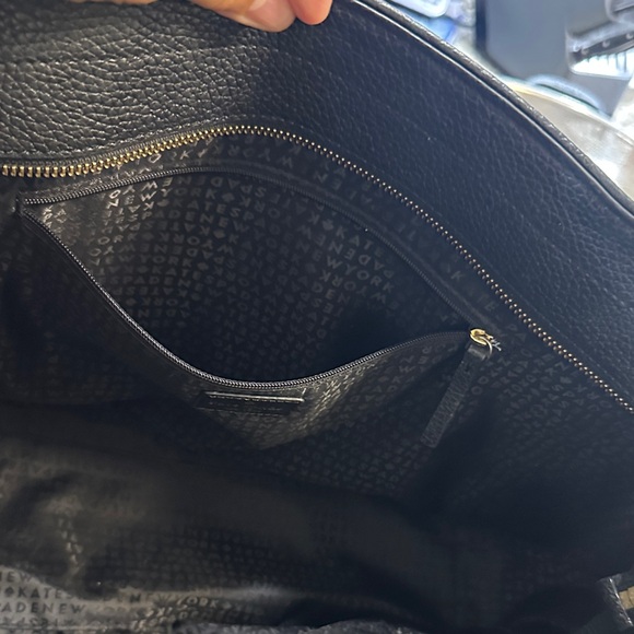 Kate Spade Black Pebbled Leather Tote - Picture 6 of 13